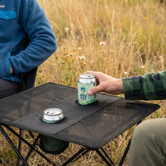 Folding Camping Table with Cup Holders