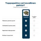 Ultrakeveän puskurin ja tavallisen peiton vertailu