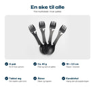 Fire multiskeer med vægt, mål og funktioner