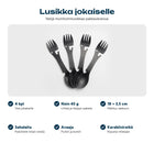 Neljä monipuolista mittaslussia painolla, mitoilla ja ominaisuuksilla