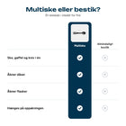 Sammenligning mellem multiskeer og almindeligt bestik