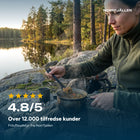 Over 12.000 tilfredse kunder, rating 4,8 ud af 5 for friluftsutstyr fra Norrfjällen