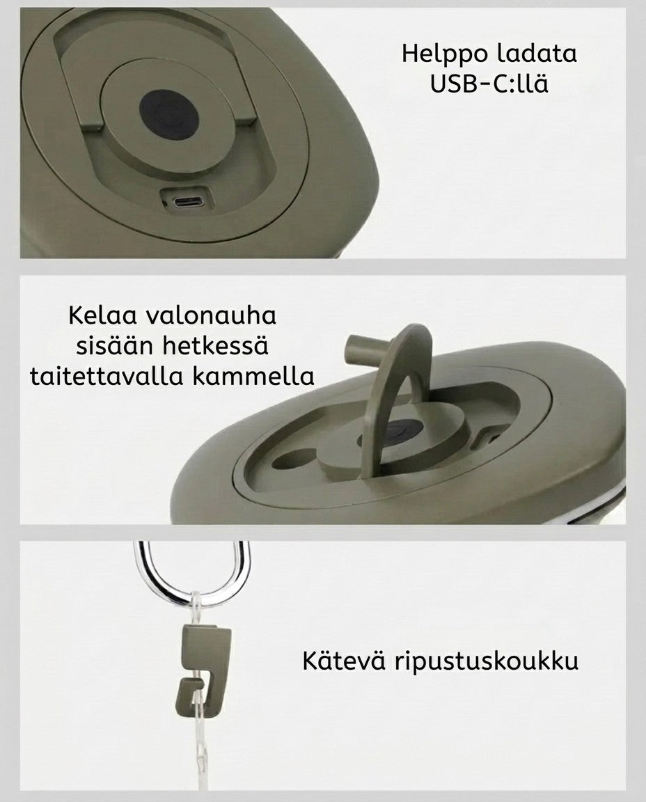 Kompakti, kevyt ja aina valmis lähtemään mukaan