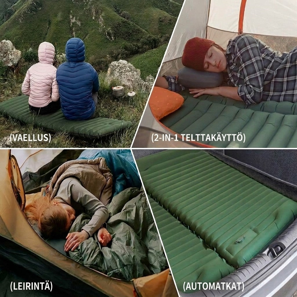 Joustavaa mukavuutta kaikille seikkailuille