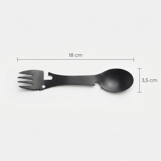 Størrelsebillede: multiskeen er 18 cm lang og 3,5 cm bred over skeen